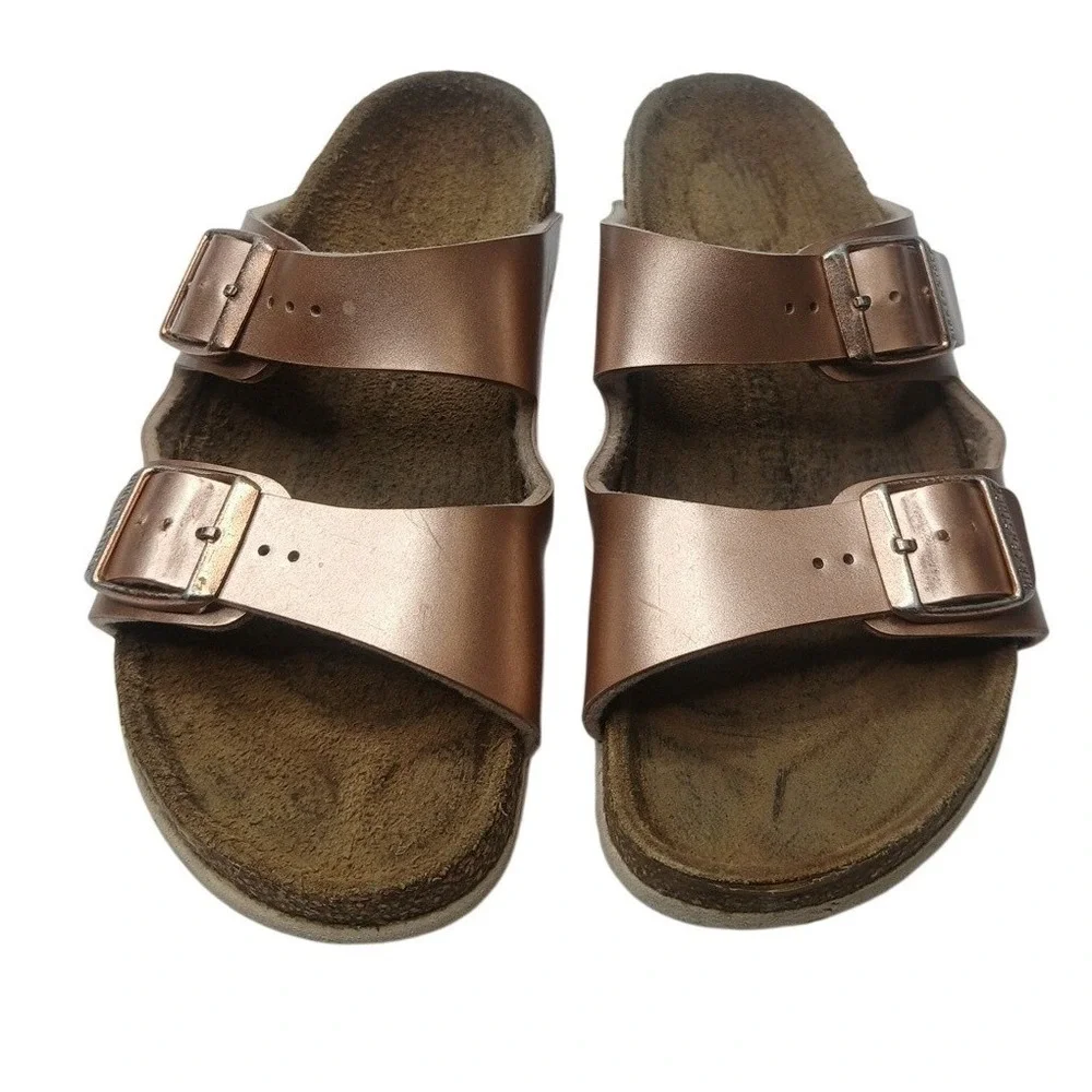 Birkenstock Arizona Sandals Rose Gold Kids EU 32 US 1-1.5